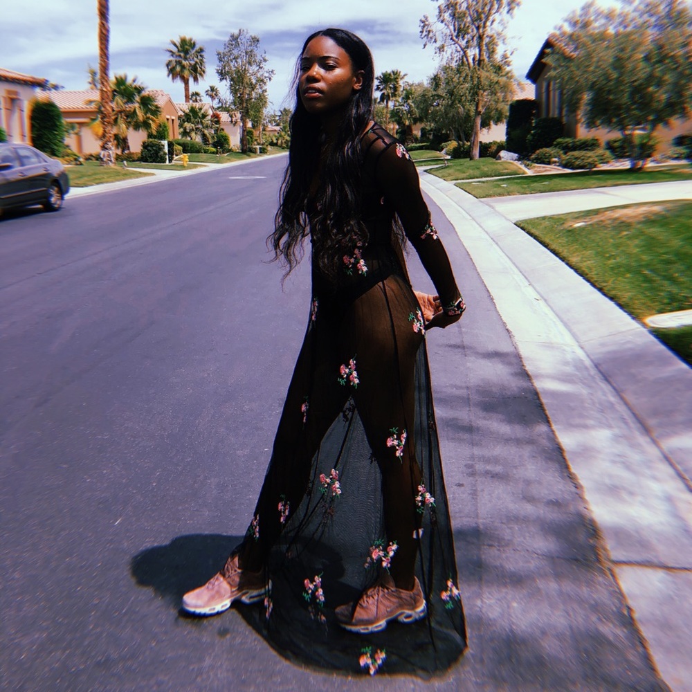 Sheer black dress from Kloset Envy